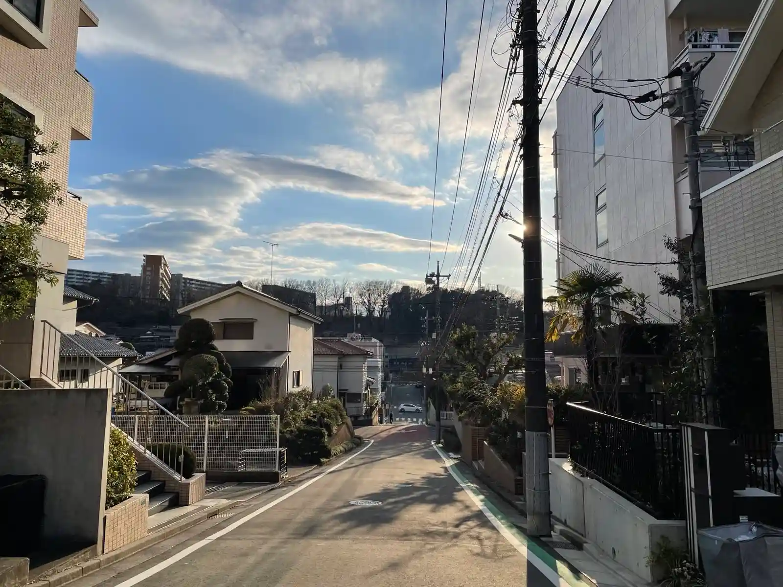 My green home street.