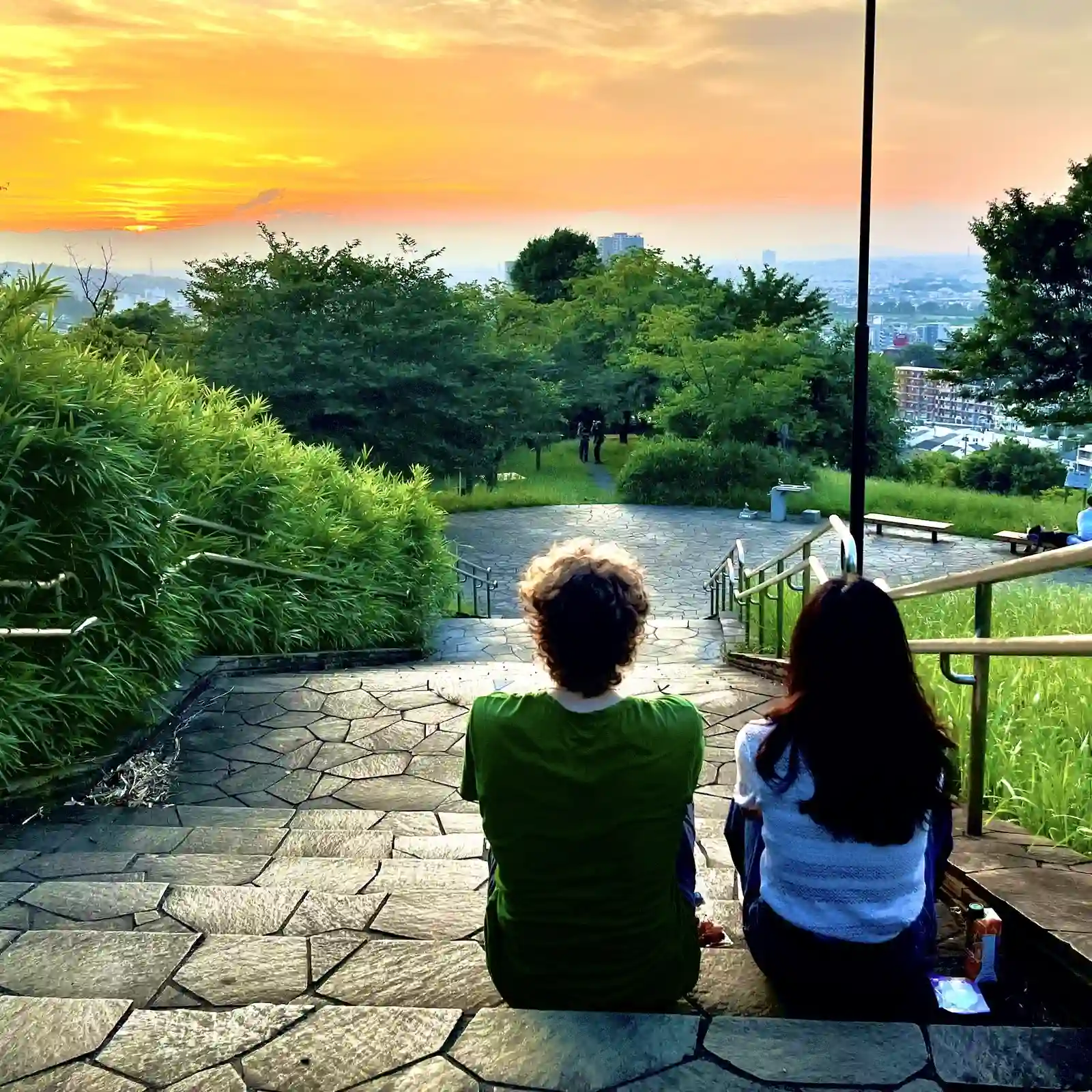sunset.